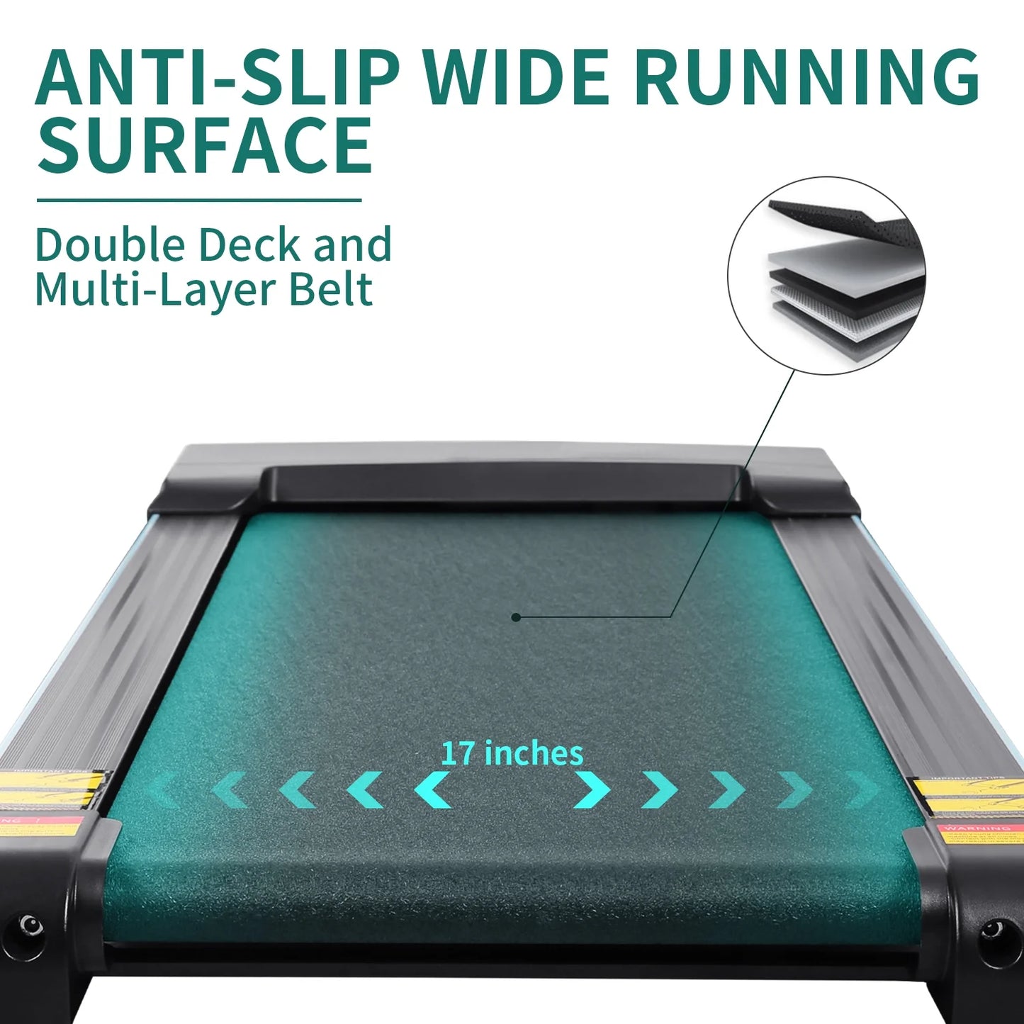 2.5 HP Treadmills for Home with 12 Levels Auto Incline, 8.5 Mph Speed 15 Preset Program, 220Lbs Max Weight