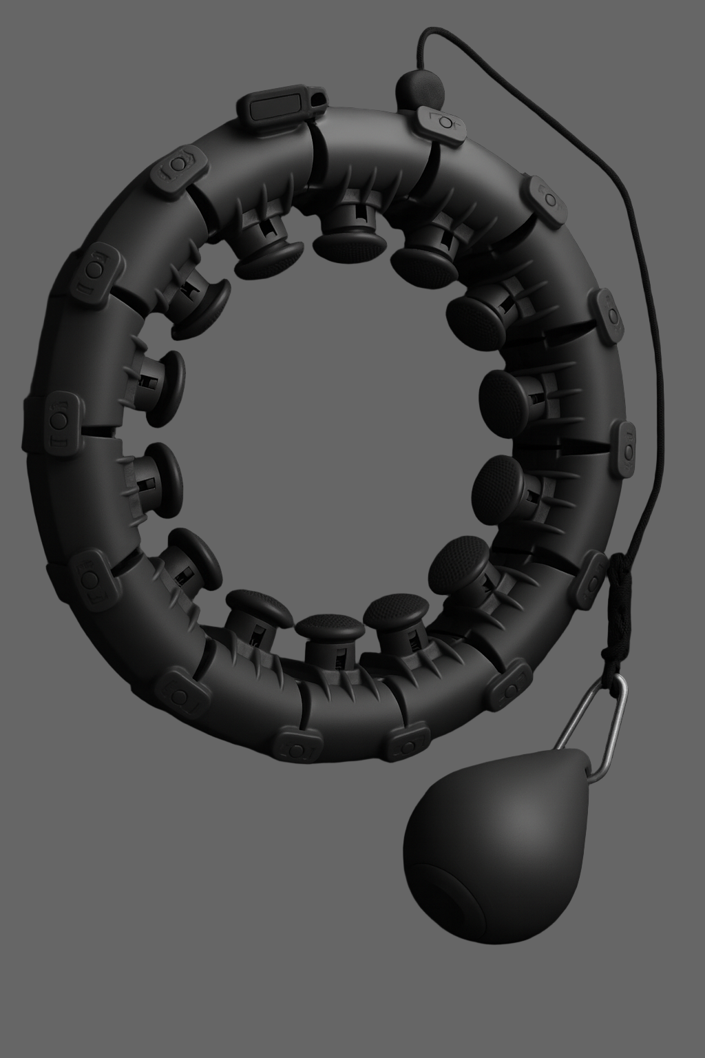 DanFit CoreSpin™ Sculpt — Adjustable Weighted Fitness Hoop