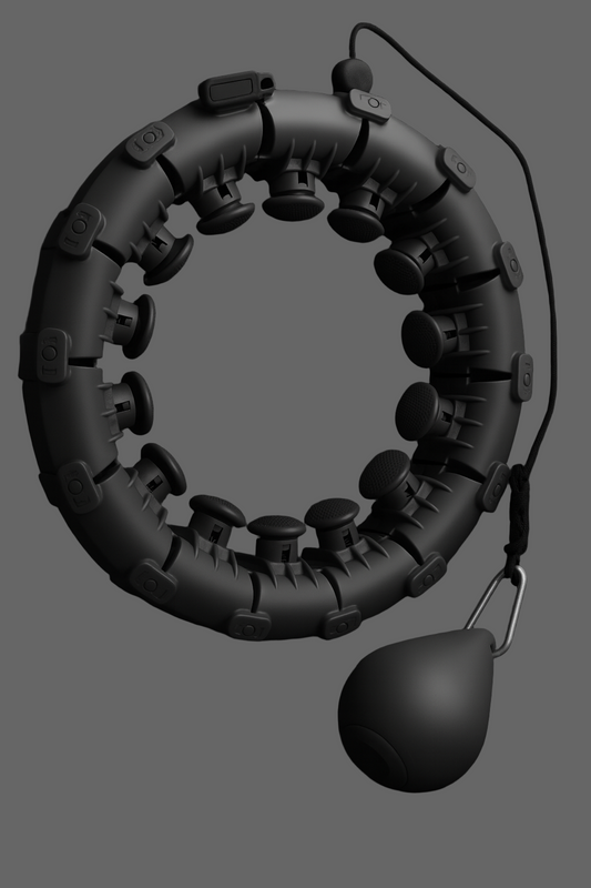 DanFit CoreSpin™ Sculpt — Adjustable Weighted Fitness Hoop